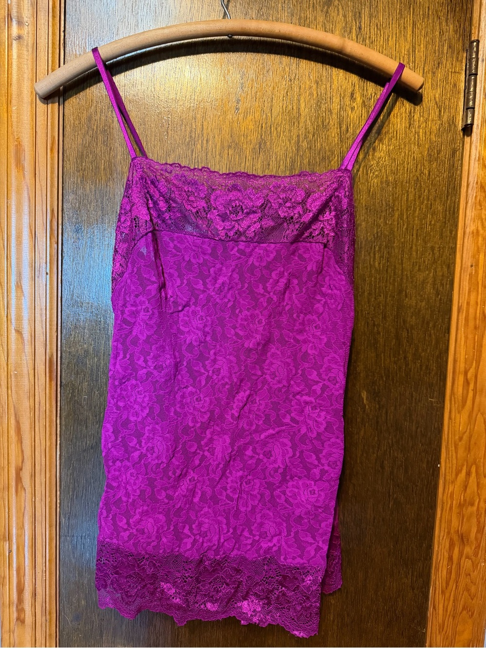 NWOT Hanky Panky Lace Camisole in Vibrant Magenta Size Medium